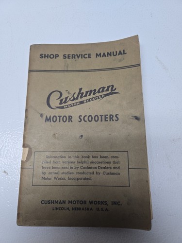 Vintage original cushman - original, motor