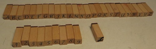 Pcs set wood - pcs, stamps