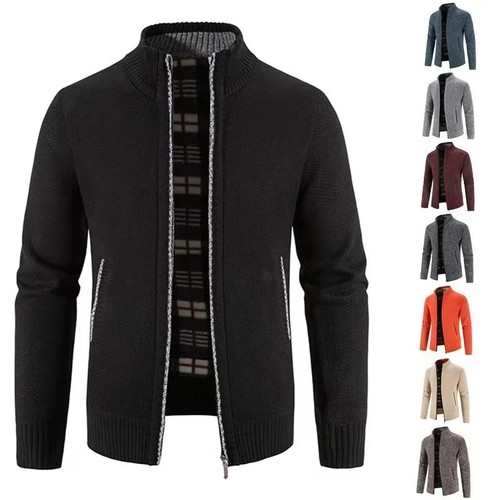 Mens fleece lined cable - lined,