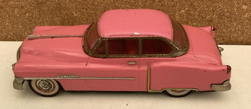 Vintage friction cadillac - vintage, pink