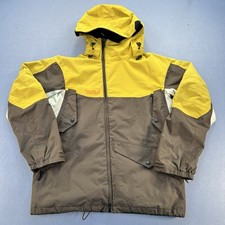 Volcom Nimbus Snowboard Jacket – Men’s Size L – Yellow/Brown – 10K Waterproof –