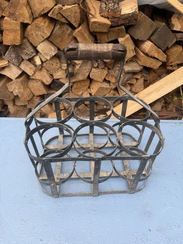 Vintage french metal milk - metal,