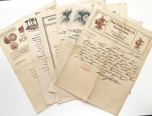 Antique signed german business - german,