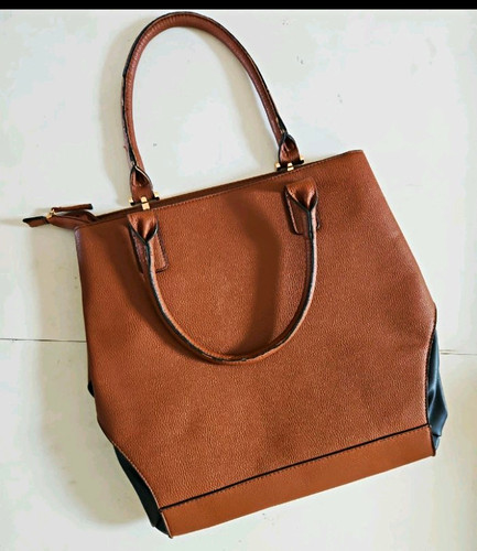 Women brown black solid - black, faux