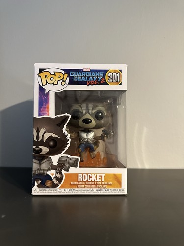 Funko pop marvel 201 rocket - funko,