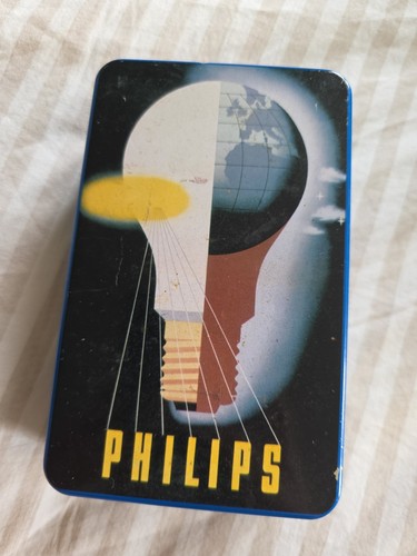 Retro philips vintage tin - vintage,
