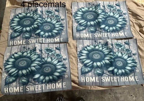 Set placemats home sweet - set, of