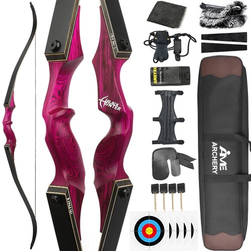 Archery recurve bow - 60", arrow