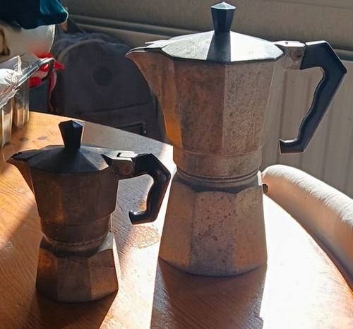 Aluminium stovetop moka pot - stovetop,