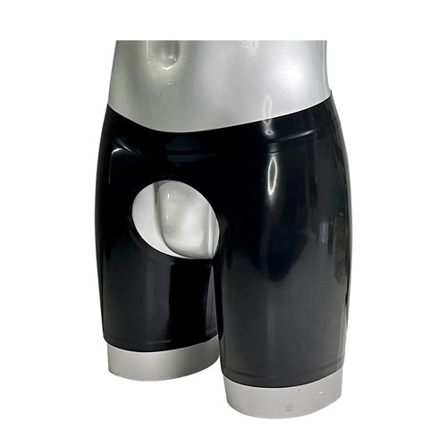 Mens open crotch latex - open, shorts