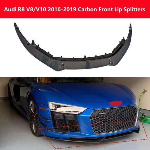 Real carbon fiber front lip - fiber,