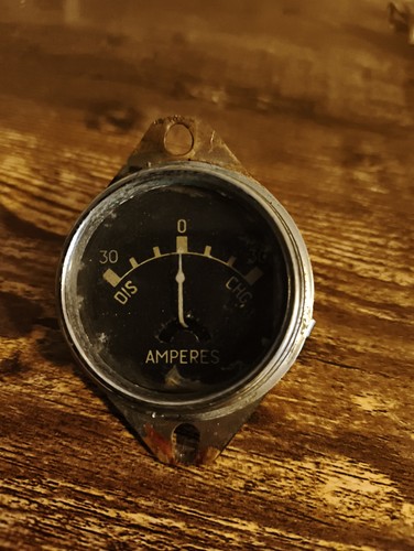 Vintage lucas ammeter gauge - vintage,