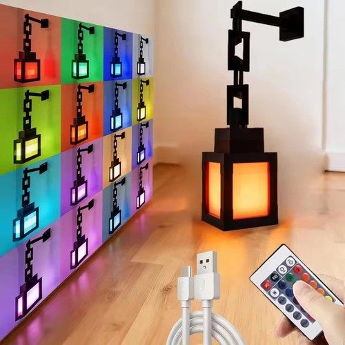 Minecraft pixel led lantern - minecraft,