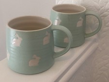 M&S Bunny Mug Rabbit Blue