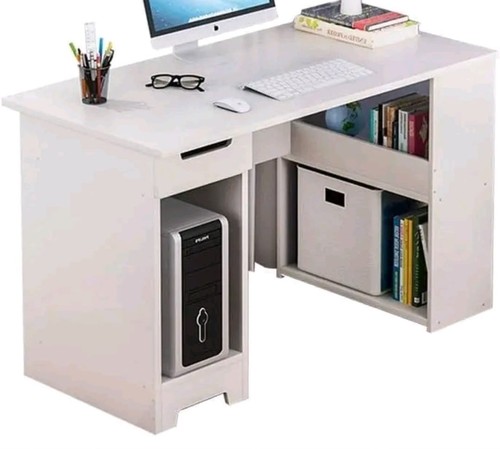 Computer desk with drawer - computer,