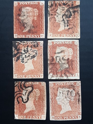 Red penny 1841 - 1d.red,