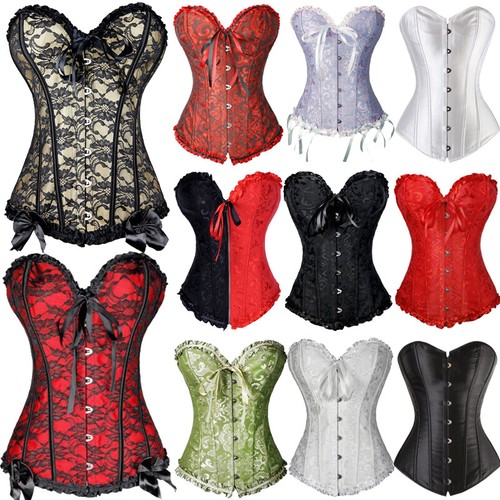 Women lace corset overbust - corset,