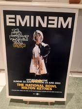 Eminem -  Anger Management Tour Milton Keynes 2003 PROMO POSTER FROM VENUE!!