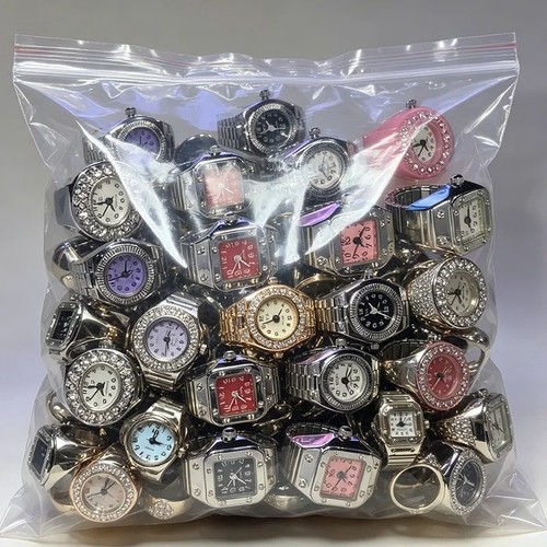 Finger ring watches elastic - finger,