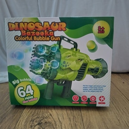 Dinosaur bazooka bubble gun - bubble,