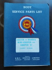 B.M.C PARTS LIST AUSTIN AND