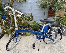 Dahon 2007 MU P8 Folding Bike, Carry Bag, Front Basket, Reflector band, Backpack