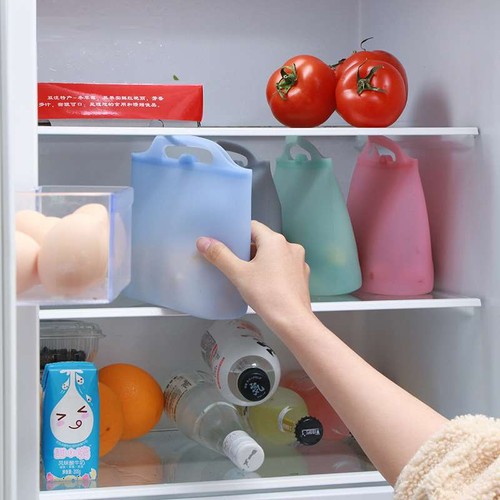 Reusable silicone food storage - silicone,