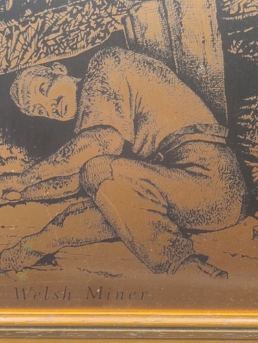 Welsh coal miner - coal, at