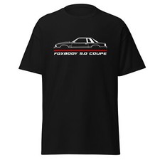 Premium T-Shirt For Ford Mustang Coupe 5.0 Foxbody Car Enthusiast Birthday Gift