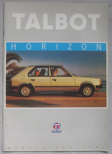 1981 talbot horizon - talbot,