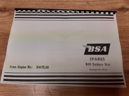 Bsa b40 enduro 350cc 1965 - enduro,