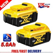 2X 18V 5.0Ah Battery Li-Ion For DEWALT DCB184 XR Slide DCB182 DCF885 DCC785 NEW