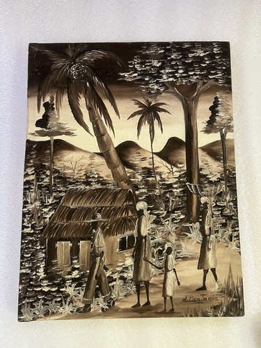 Original painting haitian art - original,