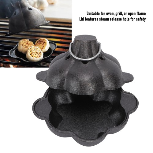 Garlic roaster with lid - garlic,