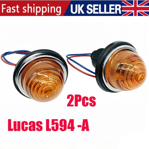 2pcs amber indicator tail - amber,