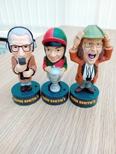 John Smith 3 Horse Racing Mini Figurine Peter O'Sullevan John McCririck + Jockey