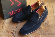 Jeffery west navy - blue, suede