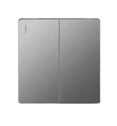 Gang light switch grey - gang, in