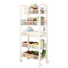 5 Tiers Kitchen Trolley Rack