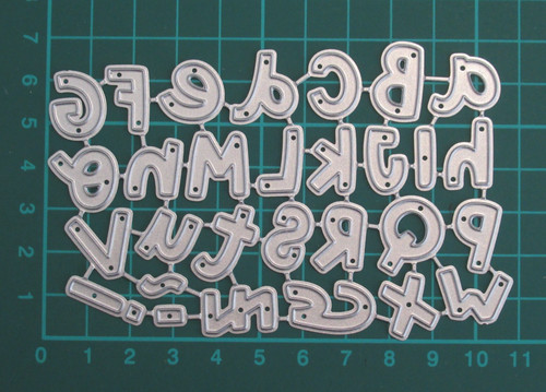 Alphabet metal cutting dies - alphabet,