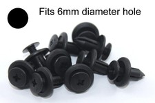 10 x 6mm M6 Plastic Screw