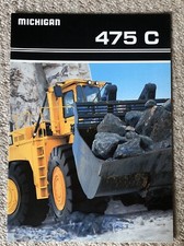 Michigan 475c Loading Shovel Brochure. Volvo BM, Euclid.
