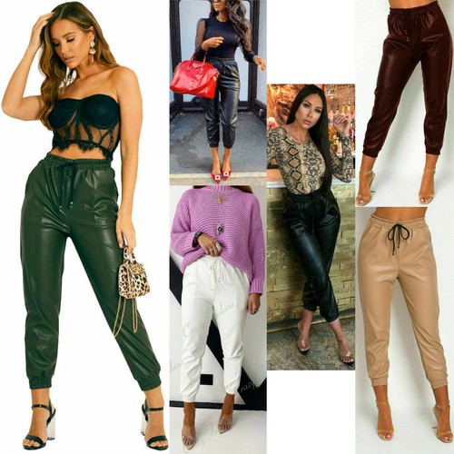 Women ladies faux - ladies, leather