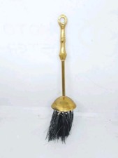 Small Vintage Brass Brush  15 Cm For Gypsy Stove,Smelting Crucibles Etc 