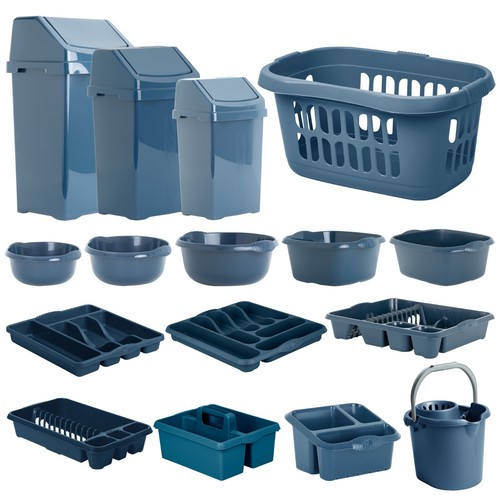 Navy set 25l bin bowls - set,