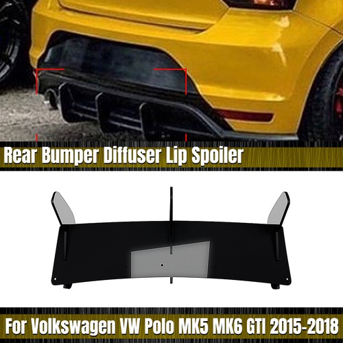 Rear bumper diffuser spoiler - rear,