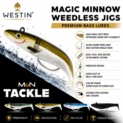 Westin magic minnow weedless - magic,