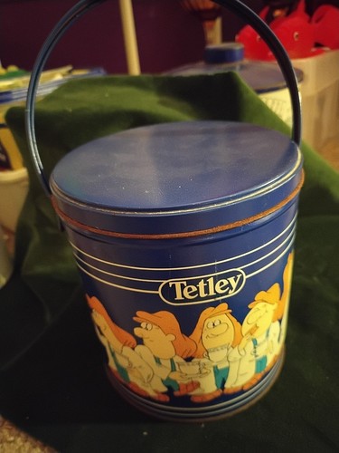 Tetley tea bags biscuit tin - tea,