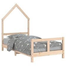 Kids Bed Frame Bedstead Wooden Bed Base Children's Bed Solid Wood Pine vidaXL