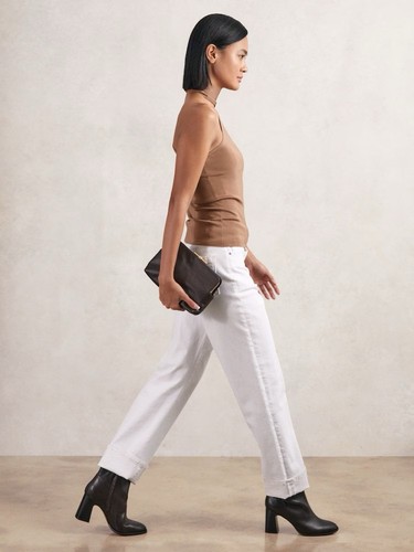 Reiss dark brown leather - reiss,